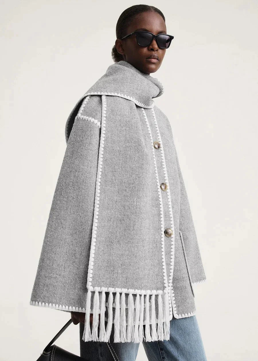 Dalia - Modern Scarf Coat