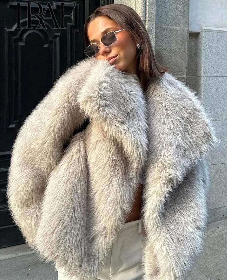 Jenny - Faux Fur Coat