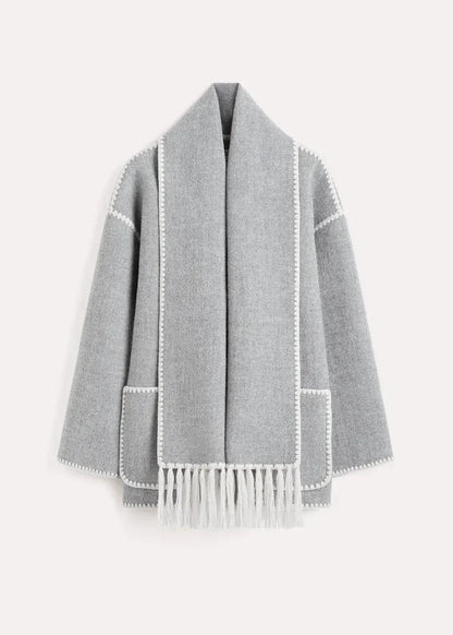 Dalia - Modern Scarf Coat