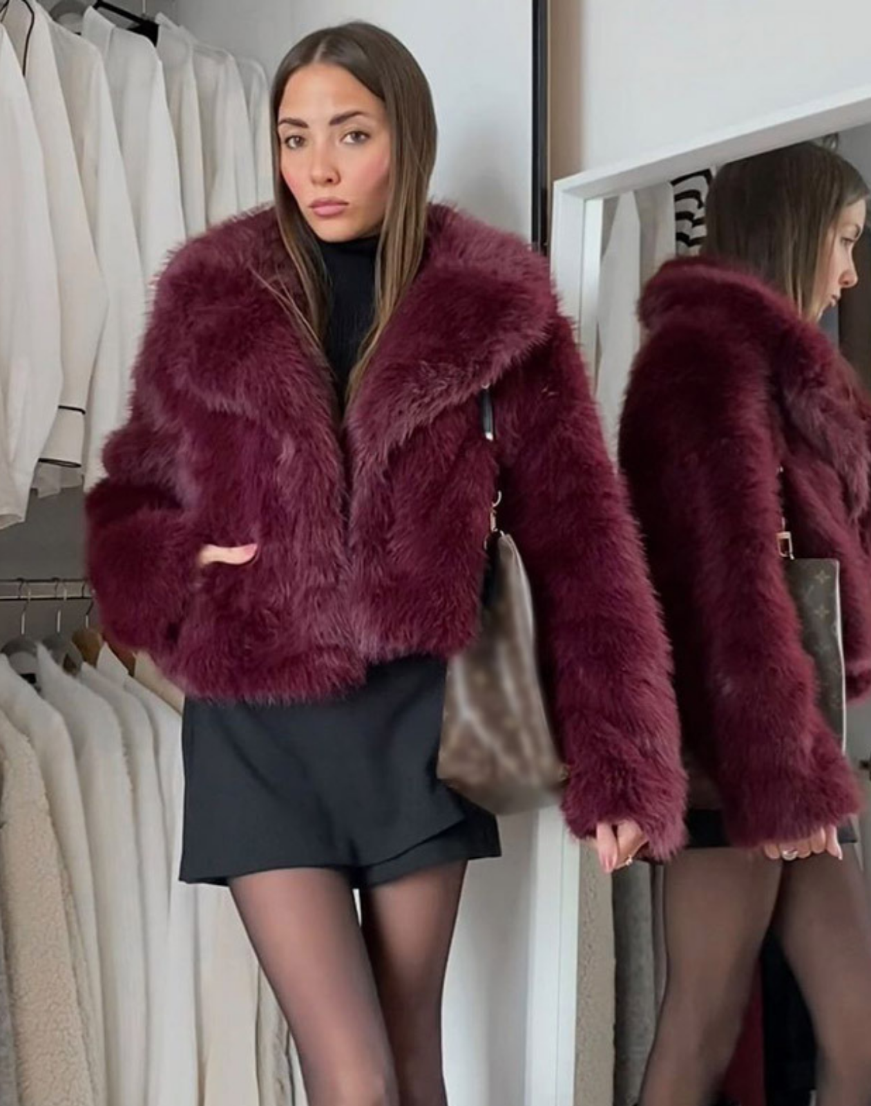 Jenny - Faux Fur Coat