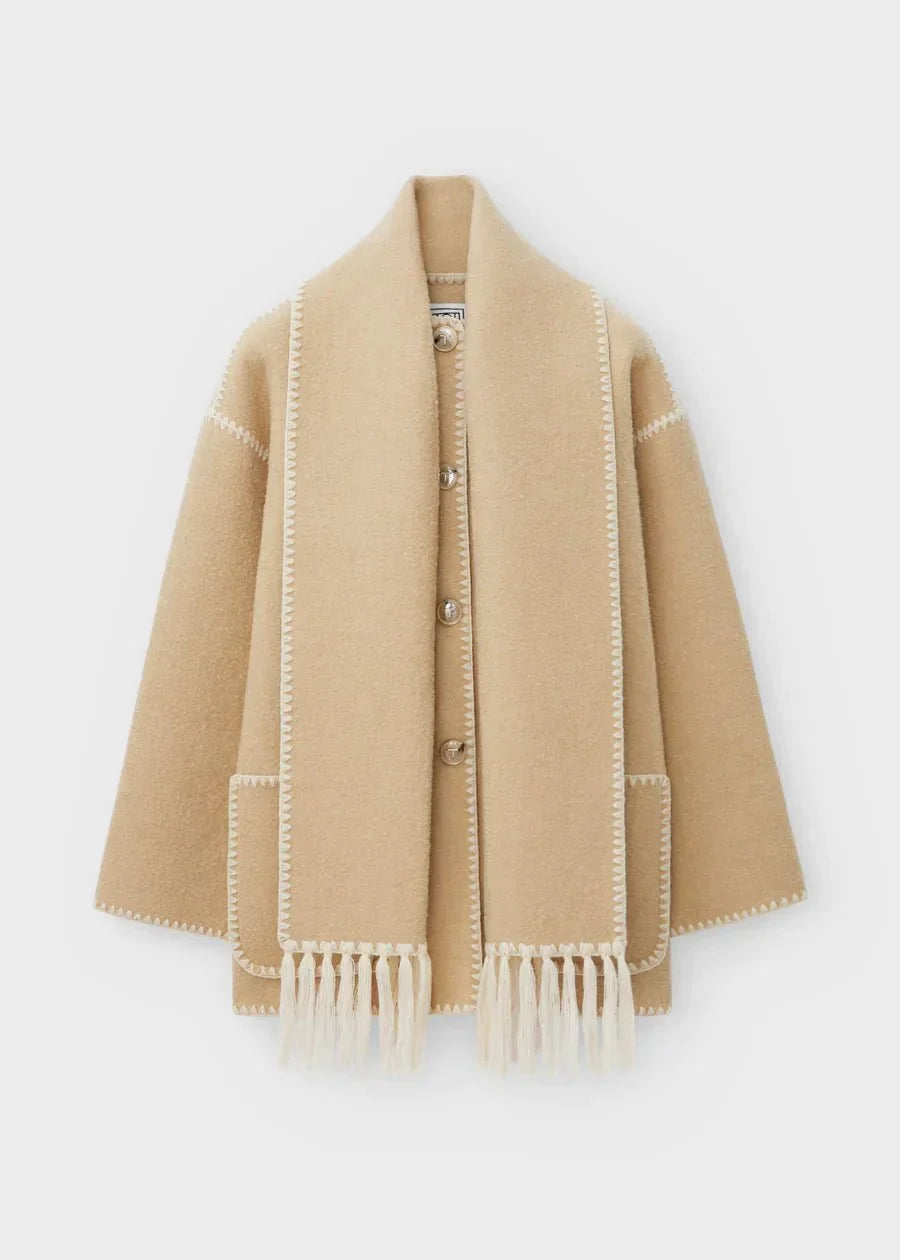 Dalia - Modern Scarf Coat