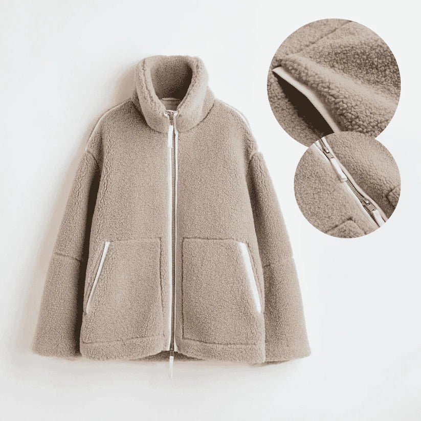 Jade - Cozy Teddy Fleece Jacket