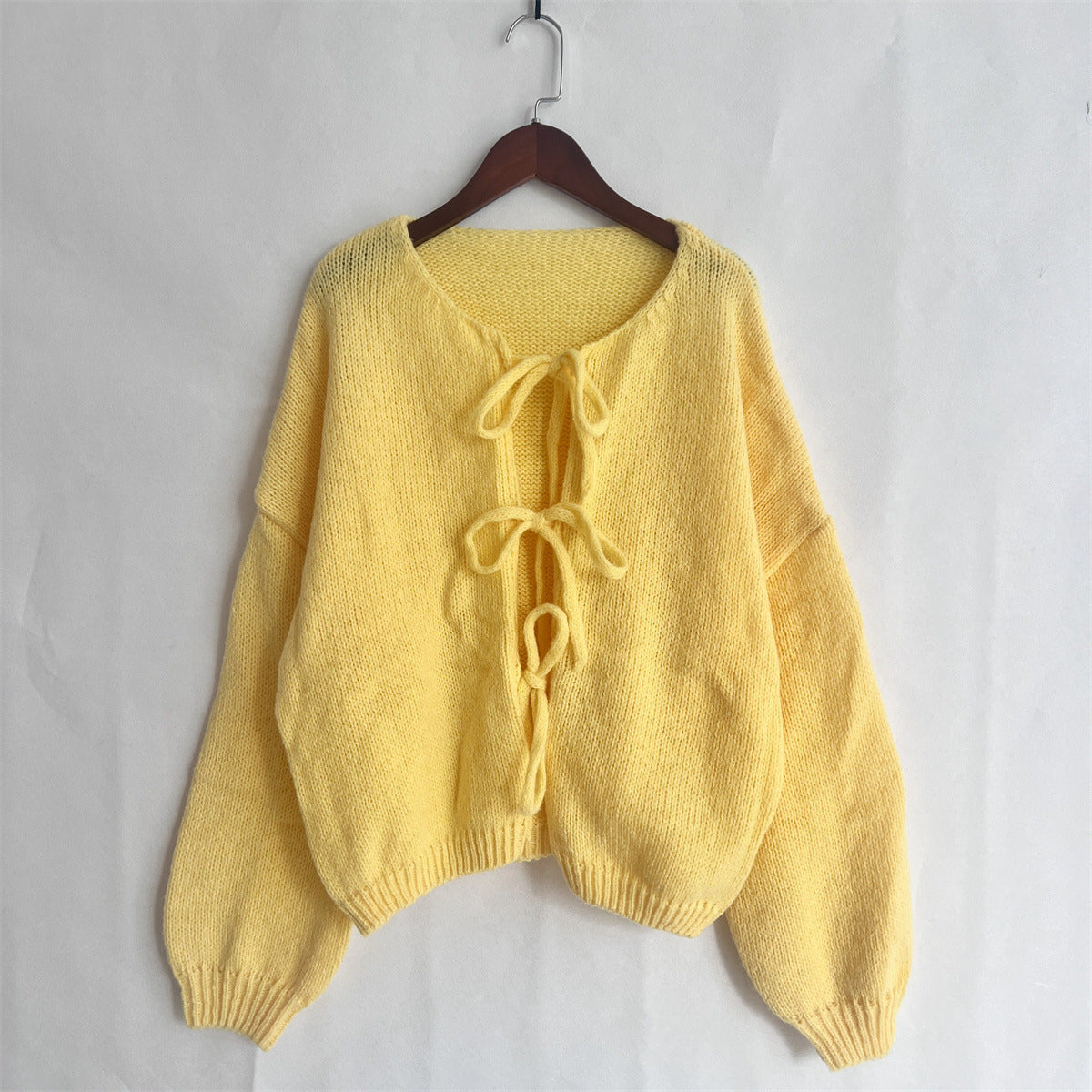 Mila - Stylish Bow Cardigan