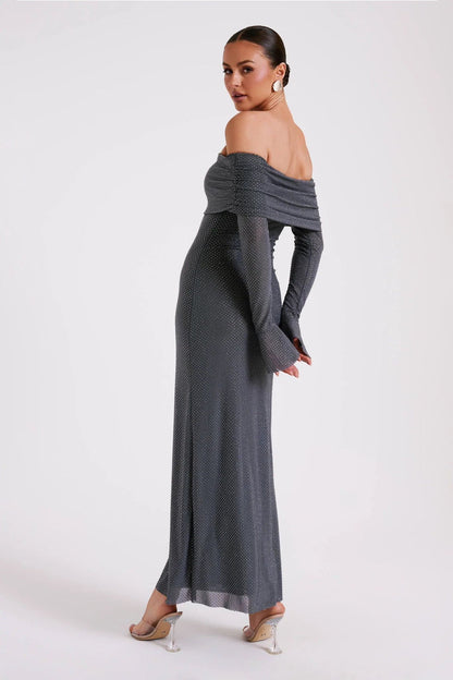 Aurora - Off Shoulder Maxi Dress