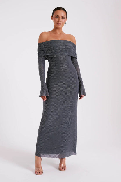 Aurora - Off Shoulder Maxi Dress