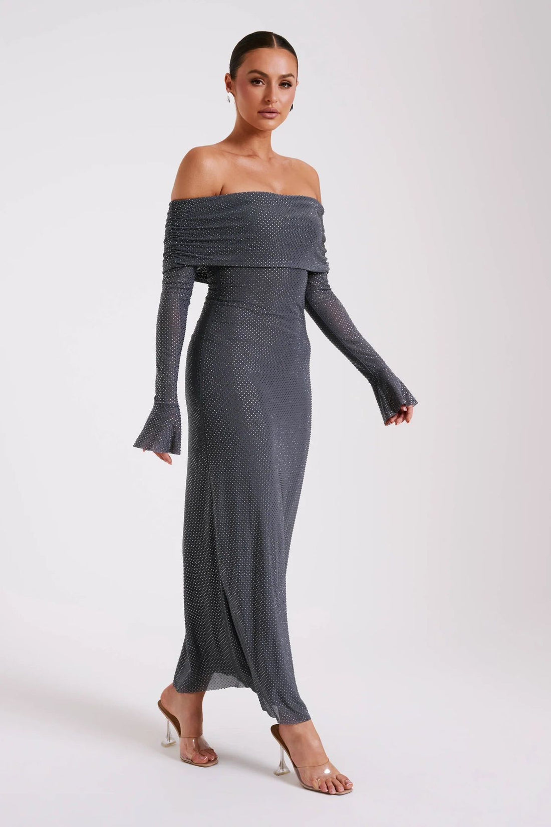 Aurora - Off Shoulder Maxi Dress