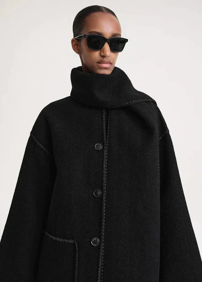 Dalia - Modern Scarf Coat