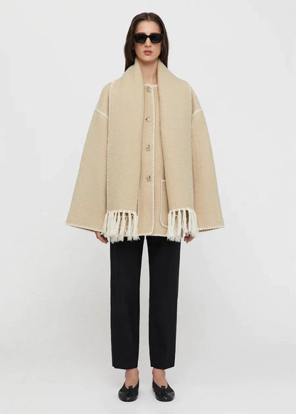 Dalia - Modern Scarf Coat