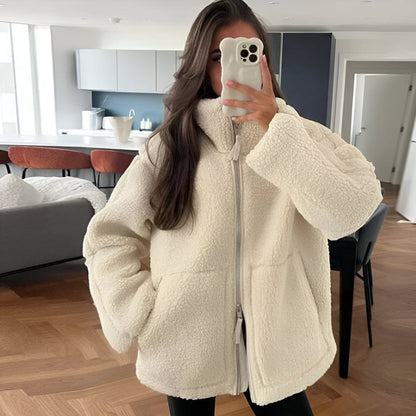 Jade - Cozy Teddy Fleece Jacket